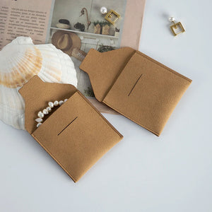 10-Pack Microfiber Jewelry Pouches Suede Envelope Flap Gift Bags