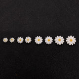 10 Pack Natural Pearl Shell Beads Small Daisy Shaped Loose Bead DIY 6-12