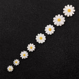10 Pack Natural Pearl Shell Beads Small Daisy Shaped Loose Bead DIY 6-12