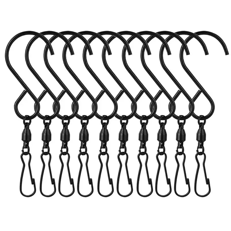 10 Pack Swivel Hooks Clips for Wind Spinners Twisters