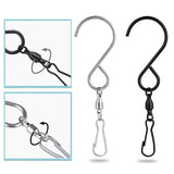 10 Pack Swivel Hooks Clips for Hanging Wind Spinners Wind Chimes