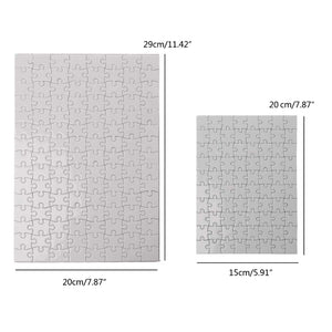 10 Packs Sublimation Blank Puzzles A4 A5 DIY Craft