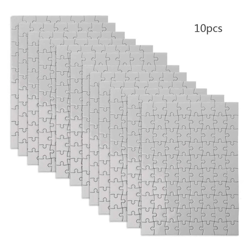 10 Packs Sublimation Blank Puzzles A4 A5 DIY Craft