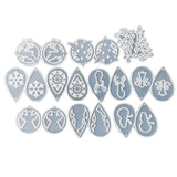 Christmas Pendant Earrings Silicone Mold for Epoxy Resin Craft
