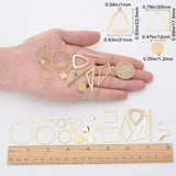 10 Pairs DIY Geometry Earring Making Kit with Charms & Hooks