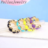 10 Pairs Multicolor Enamel Ear Cuff Cartilage Ear Clip for Women