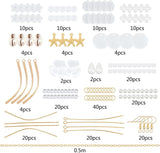 Earring Making Kit: 10 Pairs with Charms, Caps & Starfish