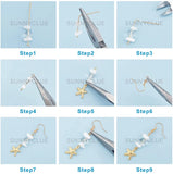 Earring Making Kit: 10 Pairs with Charms, Caps & Starfish