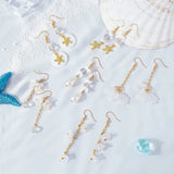 Earring Making Kit: 10 Pairs with Charms, Caps & Starfish