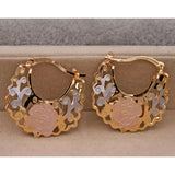 10 Pairs Hollow Out Hoop Earrings Women Jewelry Wedding Party Birthday Gift