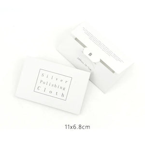 10 Pcs Sterling Silver Cleaning Cloth Polishing Wiping Cloth for Jewelry