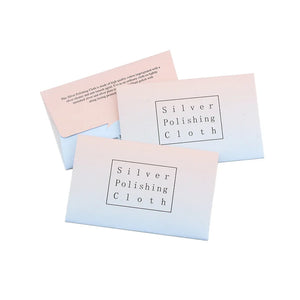 10 Pcs 2.5x4.5 in Silver Cleaning Cloth Polishing Soft Silver Wipe