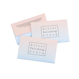 10 Pcs 2.5x4.5 in Silver Cleaning Cloth Polishing Soft Silver Wipe