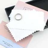10 Pcs 2.5x4.5 in Silver Cleaning Cloth Polishing Soft Silver Wipe