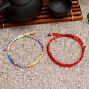 10 Pcs Red String Bracelet Adjustable Lucky Jewelry Wholesale