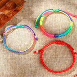 10 Pcs Red String Bracelet Adjustable Lucky Jewelry Wholesale