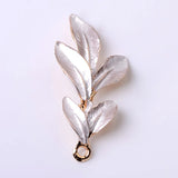 10 Pcs Leaf Charms Pendant DIY Jewelry Making
