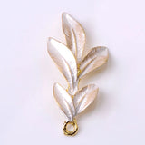 10 Pcs Leaf Charms Pendant DIY Jewelry Making