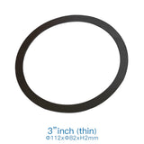10 Pcs 3/3.5 inch Yihui Casting Graphite Sealing Gasket Jewelry Tools