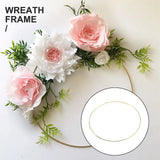 10 Pcs Metal Garland Tassel Craft Ring DIY Wedding Wreath Decoration