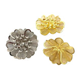 10 Pcs 39mm Flower Filigree Charms DIY Jewelry Findings