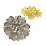 10 Pcs 39mm Flower Filigree Charms DIY Jewelry Findings