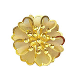 10 Pcs 39mm Flower Filigree Charms DIY Jewelry Findings