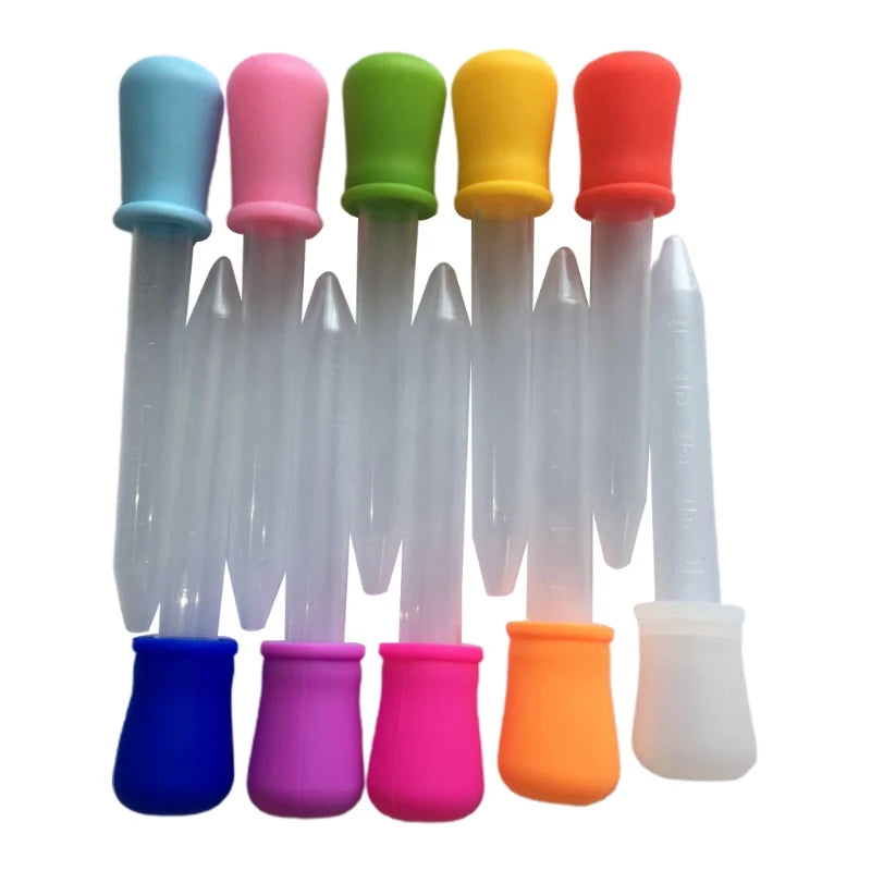 10 Pcs 5ml Plastic Pipettes for Silicone Mold Resin DIY Jewelry Craft