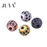 10 Pcs 6mm Round Ball CZ Beads DIY Jewelry Making Lucky Charm Pendants