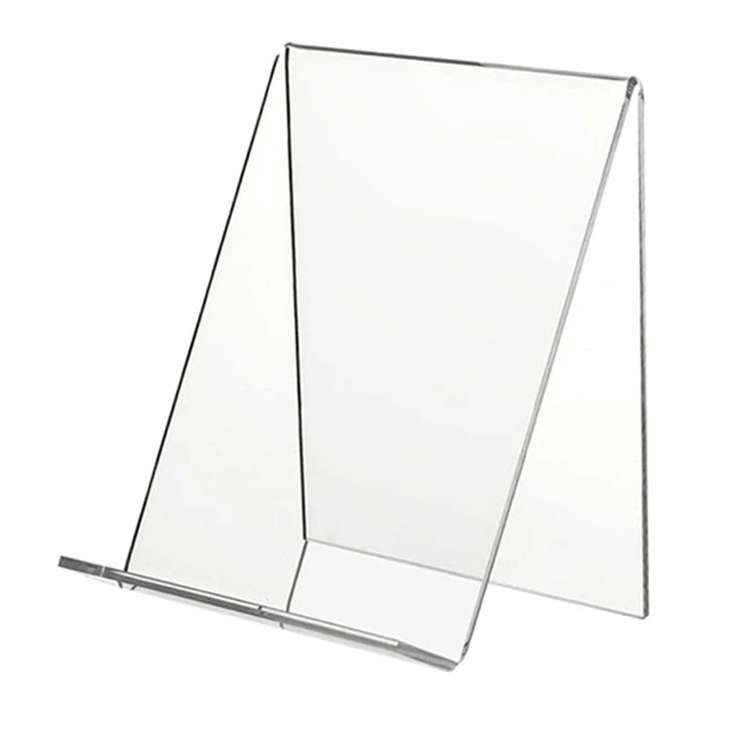 10 Pcs Acrylic Book Stand, Clear Holder for Pictures and Jewelry Display