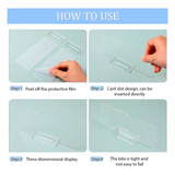 10 Pcs Acrylic Place Card Stands Clear Table Display Holder Sign Stand Wedding