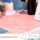 10 Pcs Acrylic Place Card Stands Clear Table Display Holder Sign Stand Wedding