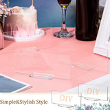10 Pcs Acrylic Place Card Stands Wedding Table Display Holder Clear Sign Slot