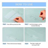 10 Pcs Acrylic Place Card Stands Wedding Table Display Holder Clear Sign Slot
