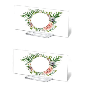 10 Pcs Clear Acrylic Place Card Stands for Wedding