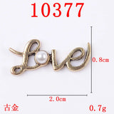 10 Pcs Pearl Crystal Rhinestone Buttons Clasp DIY Accessories