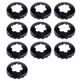 10 Pcs Plastic Triangle Tie Clips for Gift Wedding Party Ties Men Accessories