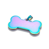 10 Pcs Stainless Steel Pendants for DIY Jewelry Making 22x40x1mm