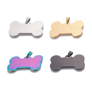 10 Pcs Stainless Steel Pendants for DIY Jewelry Making 22x40x1mm