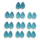 10 Pcs Christmas Drop Earrings Epoxy Resin Mold Silicone Mould