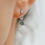 10 Pcs Christmas Tree Pendant Jewelry Accessories DIY Materials