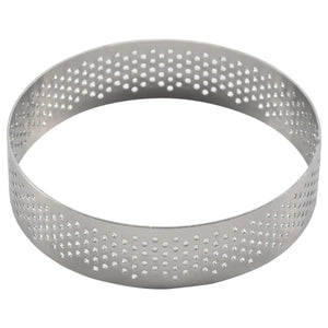 10 Pcs Stainless Steel Tart Ring Cake Mould Baking Tools, 8cm