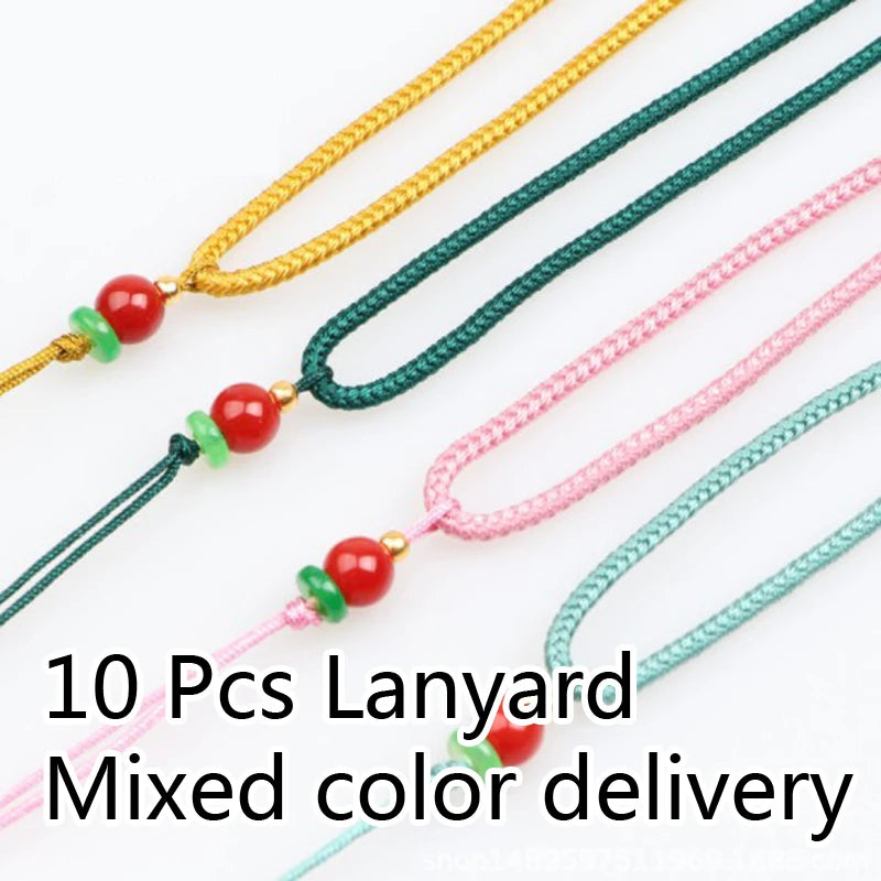 10 Pcs Cords Rope String Beading Bracelet Necklace DIY Craft Accessories