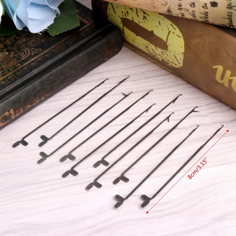 10 Pcs Crochet Threader Beading Needles DIY Jewelry Making Tool