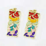 10 Pcs Enamel Colorful Style Jewelry Pendant Mix Jewelry Accessories