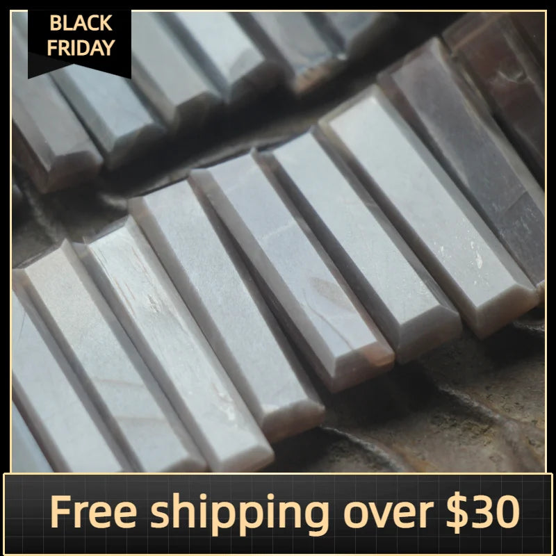 10 Pcs Coffee Moonstone Rectangle Briolettes 15-35mm