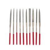 10 Pcs Flat Needle Square Round Rifler Files Metal Jewelers