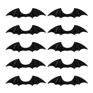 10 Pcs Girl Scrunchies Hair Clips Applique Embroidery DIY Wings