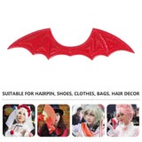 10 Pcs Girl Scrunchies Hair Clips Applique Embroidery DIY Wings