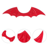 10 Pcs Girl Scrunchies Hair Clips Applique Embroidery DIY Wings